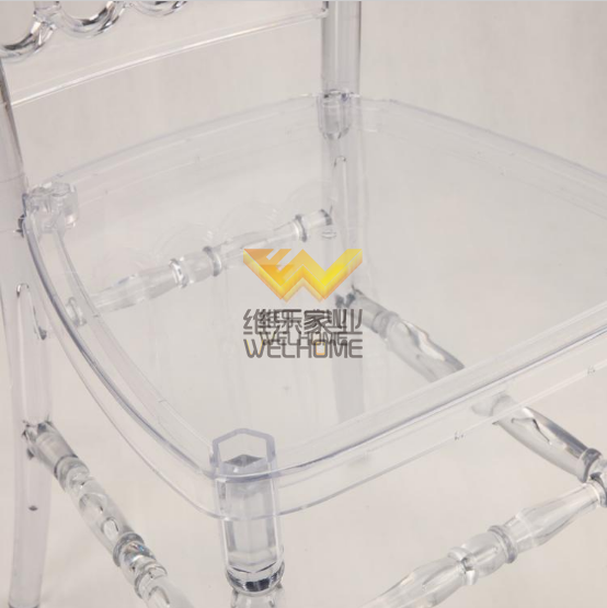 Transparent acrylic Napoleon chair for wedding/event